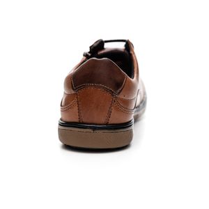 Sapatênis Zapattero Casual Masculino Couro 0404 Castanho