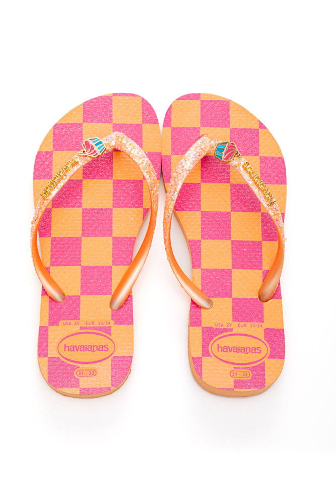 Chinelo-Havaianas-Slim-Glitter-Inf-Laranja
