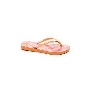 Chinelo Havaianas Infantil Slim Glitter 2 - Infantil Menina Laranja