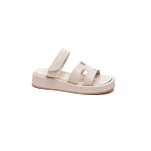 Tamanco Bottero Anabela Feminino Couro 368602 Off-White