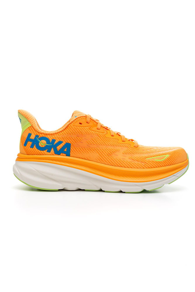 トモ　9点 Tênis Hoka Clifton 9 Masculino Corrida 1127895slrl Laranja