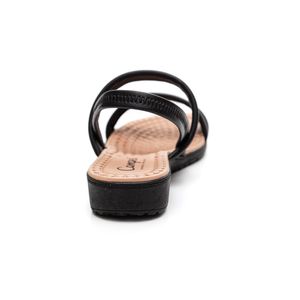 Sandália Campesí Calce Fácil Feminina Palmi Max Cp506-07 Preto
