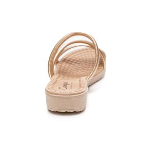 Tamanco Campesí Anabela Feminino Eva Comfort Cp505-01 Ouro
