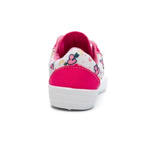 Tenis Botinho Casual Infantil Menina Estampa E168 Pink
