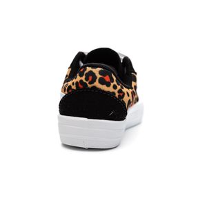 Tenis Botinho Casual Infantil Menina Estampa E168 Preto