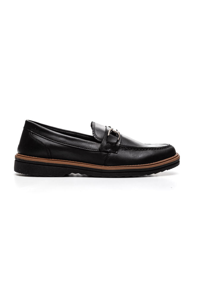 Sapato Mabeco Mocassim Masculino Em Couro 3001 Preto