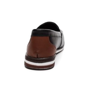 Sapato Mabeco Mocassim Masculino Em Couro 3001 Preto