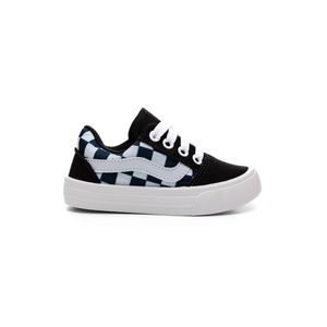 Tênis Botinho Casual Infantil Menino Colegial B168m Preto
