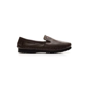 Kit West Line Mocassim, Carteira E Cinto Masculino Couro 1700 Marrom