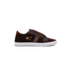 Sapatênis Polo Energy Casual Masculino Lona 3316 Marrom