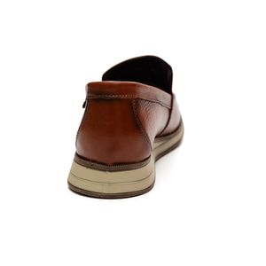 Sapato Serafim Mocassim Masculino Couro 19760 Castanho