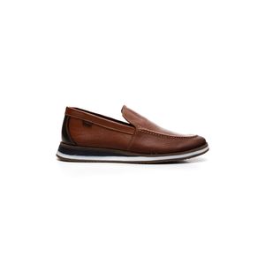 Sapato Serafim Casual Masculino Couro  19712 Marrom