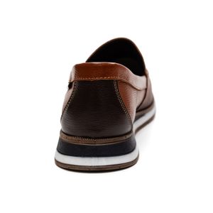 Sapato Serafim Casual Masculino Couro  19712 Marrom