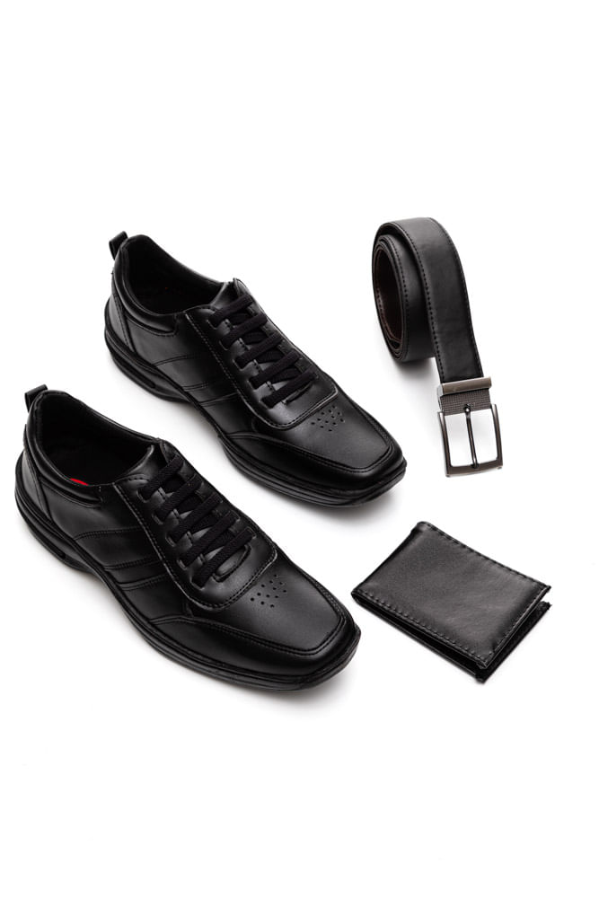 Sapatenis-West-Line-5007-Kit-Preto