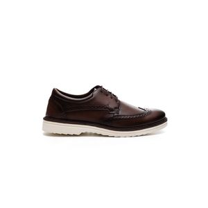 Kit  West Line Sapato Casual Cinto Carteira Masculino 4511 Marrom