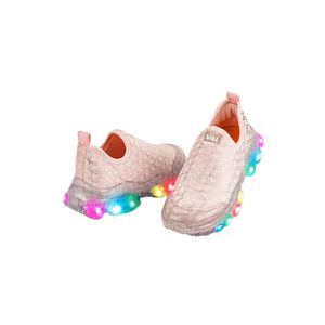 Tênis Bibi Led Infantil Menina Roller Celebration 2.0  - 1217073 Rosa