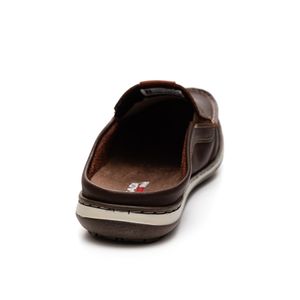 Sapatilha Mule Pegada Masculino Em Couro 141107-01 Marrom