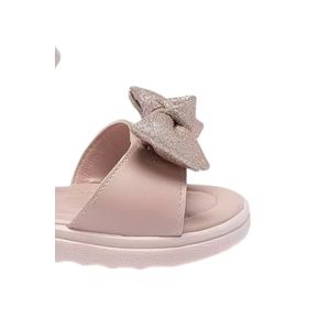 Sandália Tininha Infantil Menina Laço Com Glitter 08.086 Rosa