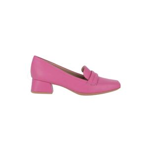 Sapato Piccadilly Salto Baixo Femenino Bico Quadrado 160058 Rosa