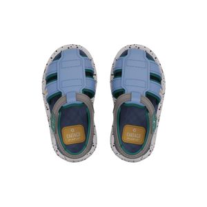 Sandália Cartago Mini Pescador Ii Bebe Menino Velcro 12210-Az240 Azul