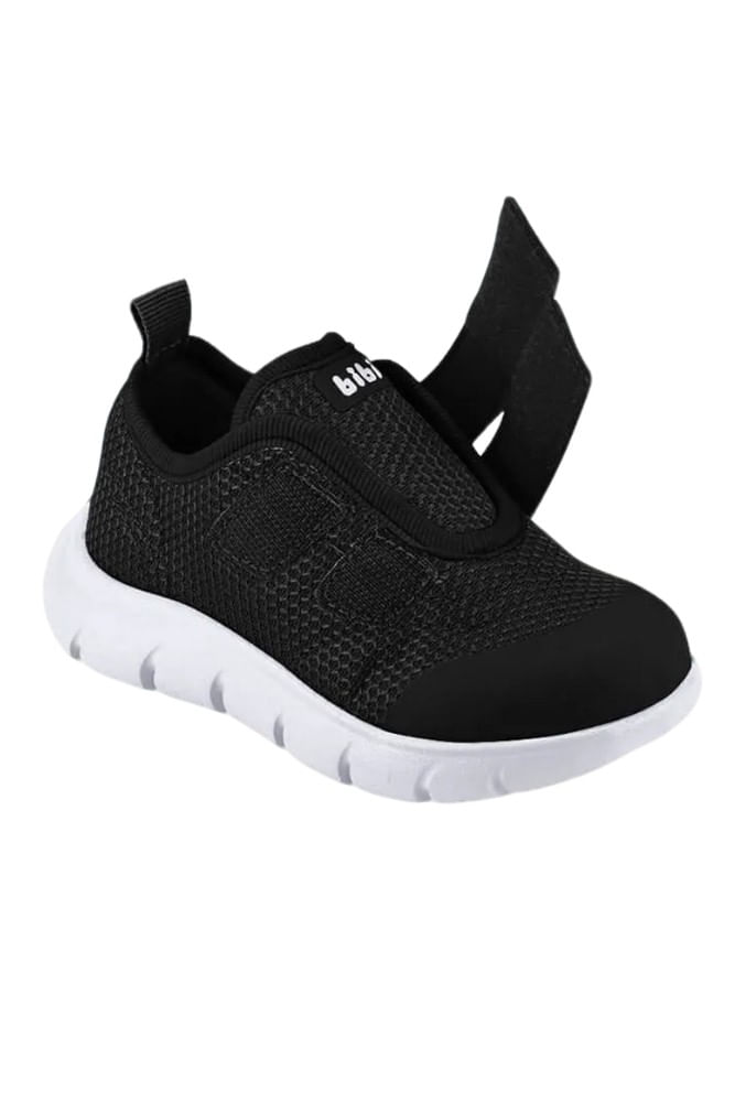 Tênis Bibi Energy Infantil Menino Velcro 1225024 Preto