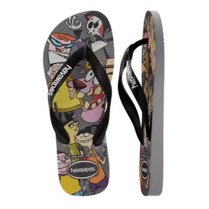 Chinelo Havaianas Top Warner Classics Masculina 3498 Cinza