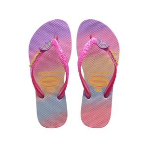 Chinelo Havaianas Slim Glitter Ii Infantil Menina Rosa