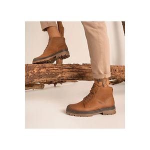 Coturno Pegada Masculino Em Couro Latego Wood 181708-04 Marrom