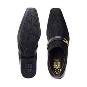 Sapato Social Jota Pe Masculino Couro  Air  74905-Dlo00s Preto