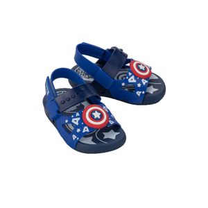 Sandália Grendene Kids Infantil Menino Marvel United 23173-Be97 Azul