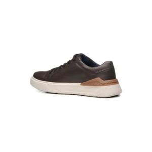 Tênis Casual Pegada Masculino Em Couro Levitech 110901-04 Marrom