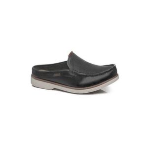 Sapato Mule Pegada Masculino Em Couro 141107-1 Preto