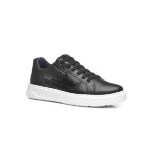 Tênis Casual Pegada Masculino Em Couro Levitech 110923-04 Preto