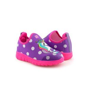 Tênis Novopé Happy Infantil Menina Unicórnio 10001170-3187 Roxo