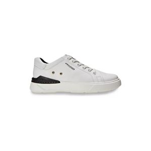 Tênis Casual Pegada Masculino Em Couro Levitech 110901-09 Branco
