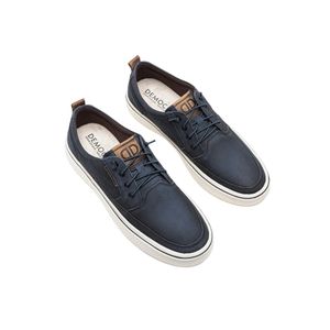 Tênis Democrata Denim Fender Masculino Couro 290202-003 Azul