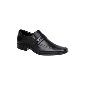 Sapato  Jota Pe Social Masculino Air Winner Couro 45022-Sof00s Preto