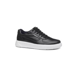 Tênis Casual Pegada Masculino Em Couro Levitech 110924-0 Preto