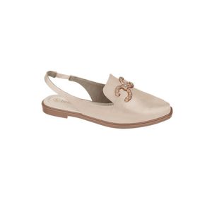 Sapatilha Bebecê Slingback Feminina Napa T1118-058 Bege