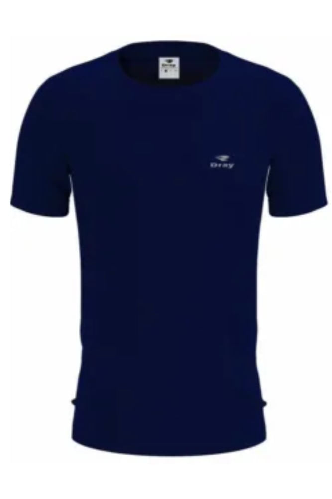 Camiseta Dray Fitness Esportiva Masculina 1203 Marinho