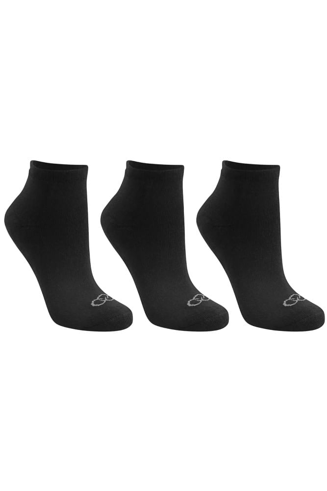 Kit-Meia-3-Pares-Cano-Curto-Olympikus-Oimsa81920-Preto