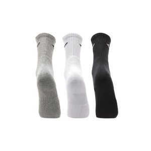 Kit Meia  Mizuno 3 Pares Cano Médio Prime Basic Mifta51915 Sortido