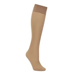 Meia Lupo 3/4  Transparente Feminina Elastano Fio 15  05540-001 Bege