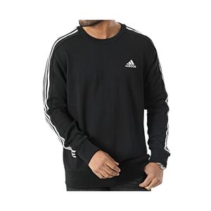 Blusão Adidas Moletom Masculino Essentials 3-Stripes Ic9317 Preto