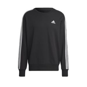 Blusão Adidas Moletom Masculino Essentials 3-Stripes Ic9317 Preto