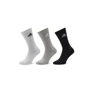 Kit Meias Adidas 3 Pares Amortecidas Cano Alto Ic1311 Multicor