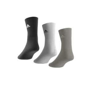 Kit Meias Adidas 3 Pares Amortecidas Cano Alto Ic1311 Multicor