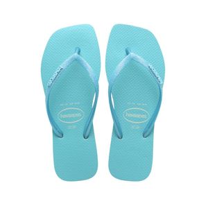 Chinelo Havaianas Slim Square Glitter Neon Feminino  8747 Azul