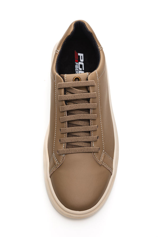Tenis-Pegada-Pgd-Fibertech-Masculino-Em-Microfibra-172105-02-Bege