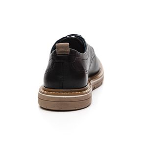 Sapato Democrata Metropolitan Jeff Masculino Couro 604101-001 Preto
